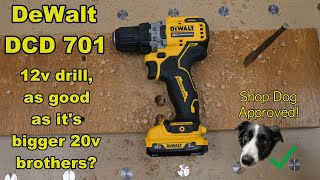 Dewalt DCD701 Brushless 12v drill unboxing and comparison to its big brothers [upl. by Sherburne508]