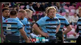 SCARLETS v CARDIFF  URC 202425  2ND ROUND  RUGBY FULL MATCH [upl. by Akahs]