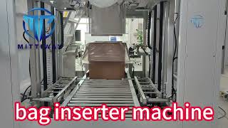 Bag Inserter machine tobacco packaging machine large carton bag inserter machine [upl. by Mya]