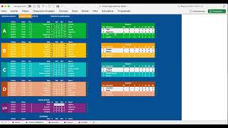 Excel Copa América 2024 Quiniela  Prode  Schedule  Fixture [upl. by Retsev706]