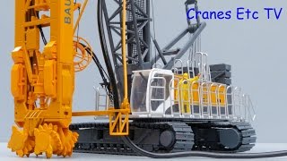 BYMO Bauer MC 96 Crane  BC 35 Trench Cutter by Cranes Etc TV [upl. by Zachary]