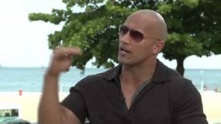 FAST amp FURIOUS 5 Fast Five Interviews Dwayne Johnson quotThe Rockquot [upl. by Smiga704]