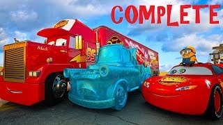 Lightning McQueen Mission Story of The FROZEN MATER Movie CARS 3 4 KIDS and DISNEY PIXAR Princess [upl. by Evod]