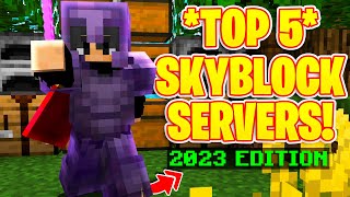 TOP 5 SKYBLOCK SERVERS 2024 EDITION  18 120  New Minecraft Skyblock Servers [upl. by Andromada]