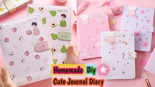 How to make a cute diary diy diary  homemade diy notebook diy journal  Diy Craft [upl. by Eetnuahs]