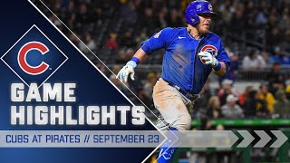 Game Highlights Quirozs 8th Inning Knock Sends the Cubs to Fourth Straight Win  92322 [upl. by Sindee343]