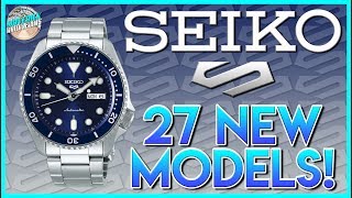 27 Brand New Seiko 5 Models  I Take A Look At Most Of Them And Give You My Thoughts [upl. by Jayme]