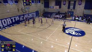 North Arlington High School vs Weehawken High School Womens Varsity Basketball [upl. by Helse]