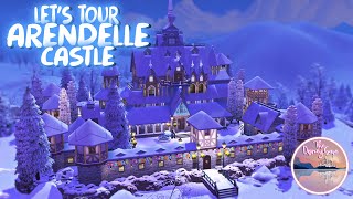 Lets Tour Arendelle Castle  The Disney Save The Sims 4 [upl. by Yelloh737]