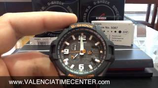 How to set Casio GW40001A G Shock Module 5087 by Valencia Time Center [upl. by Walworth]