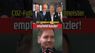 Co2 Fußabdruck Weltmeister empfiehlt Kanzler vettel [upl. by Harihs]