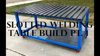 Slotted Welding Table Build  Part 1 [upl. by Cohlette]