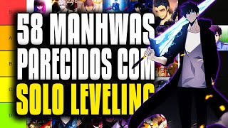 RANKEANDO 58 MANHWASMANHUAS PARECIDOS COM SOLO LEVELING [upl. by Moria]