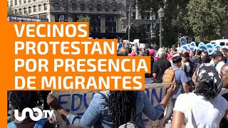 Arrecia la crisis migratoria en Nueva York [upl. by Kinom]