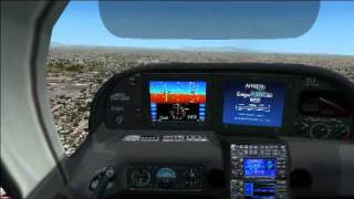 Cirrus SR22 fsx Traffic Pattern [upl. by Eoz]