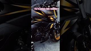 Fzs v3 deluxe fully modified modification fzsv3 bike superbike viral tranding status yt [upl. by Notsniw]