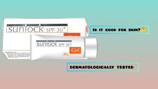 Sunlock SPF 30 GelA dermatological tested sunblockHonest ReviewBanglaShajbo [upl. by Neelyam482]