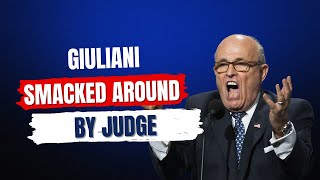 Rudy Giuliani Smacked Around By Judge [upl. by Nosneh]