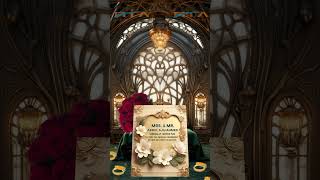 Muslim Wedding Invitation ECard  Royal Muslim Nikah Invitation  Save the Date  RTX GRAPHIC [upl. by Hsekin]