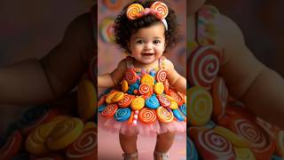 🍡🍭🍬 quotCandy CoutureA SugerCoated Ramp Walk Spectacle🍭🍬🍡 shorts viral ai cutebaby ytshort [upl. by Mchail]