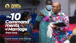 10 Commandments Of Marriage  Prophet Nanasei opokuSarkodie  DAY 1 Evening  30082021 [upl. by Intruok]