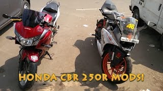 HONDA CBR 250R  Modifications [upl. by Onimixam]