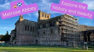 ⛪️🏴󠁧󠁢󠁳󠁣󠁴󠁿 Visiting Melrose Abbey on a beautiful sunny afternoon [upl. by Dougald112]