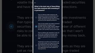 Cryptocom FCA Quiz Answers appropriateness assessment [upl. by Devitt]