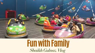 Dashing Car Ride with Family Fun City Infiniti Mall  family fun games shaikhgulnazvlog [upl. by Ylrebnik]