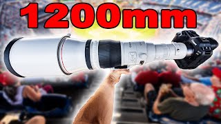 Canon’s MOST EXPENSIVE and LONGEST Lens EVER 20000 RF 1200mm F8 REVIEW [upl. by Forest]