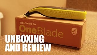 Philips Norelco OneBlade Unboxing and Review [upl. by Aennaej]