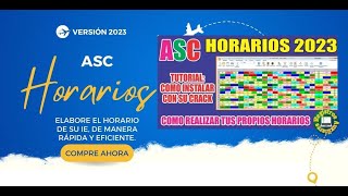 ASC HORARIOS 2023 [upl. by Deyas]