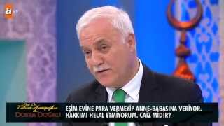 Eşim evine para vermeyip anne babasına veriyor Hakkımı helal etmiyorum Caiz midir  atv [upl. by Nolyar]