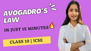 Avogadro’s Law in 15 minutes  Class 10  best way to understand [upl. by Melamed]