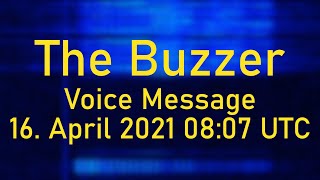 UVB76 The Buzzer Voice Message 16 April 2021 0807 UTC [upl. by Neelie]