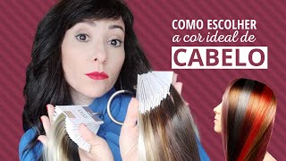 COMO ESCOLHER A COR DE CABELO IDEAL PRA VOCÊ  Coloração Pessoal [upl. by Henrie]