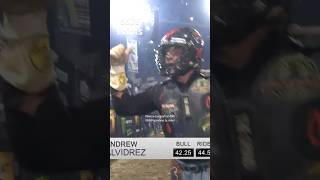 Andrew Alvidrez vs Mr Nasty  8675 Points pbr rodeio [upl. by Aihsyt725]