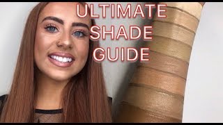 Foundation and Concealer Shade Comparison Guide  Inglot All Covered Collection [upl. by Risa140]