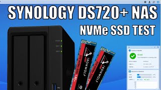 Synology DS720 NAS  NVMe Caching Read Write Test [upl. by Aniad]