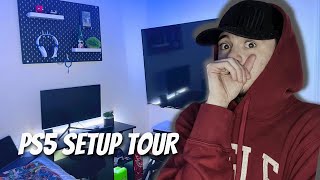 MY PS5 GAMING SETUP TOUR [upl. by Belsky]