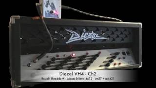 Diezel VH4 Channel 2 Test metal [upl. by Nissy]