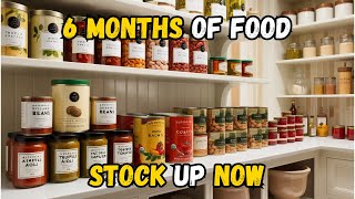 Survival Countdown 6Month Food Stockpile Challenge [upl. by Bary]