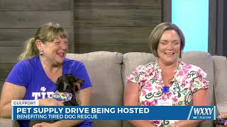 Pet supply drive benefiting Tired Dog Rescue [upl. by Phillis162]