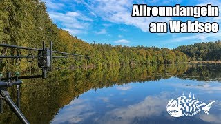 Allroundangeln am Waldsee  Auf Karpfen und Hecht [upl. by Idissac]