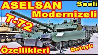 T72 ASELSAN Tank Özellikleri  SESLİ DETAYLI [upl. by Iknarf291]