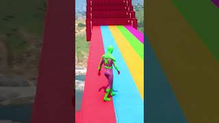 GTA 5 Epic Water Ragdolls  SpiderMan Jumps  Fails ep2557 shorts [upl. by Attenehs]