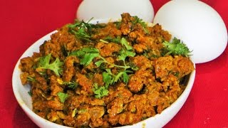 अंडा भुर्जी  Anda Bhurji by madhurasrecipe  Cooking  Indian Street Food  Scramble Eggs [upl. by Yessej]