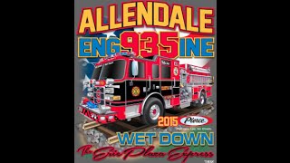 Allendale NJ Fire Department Engine 935 Wetdown 91215 [upl. by Selestina897]