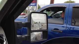 2010 64 Ford Powerstroke vs 2008 LMM GMC Duramax Drag Race [upl. by Ettennor]