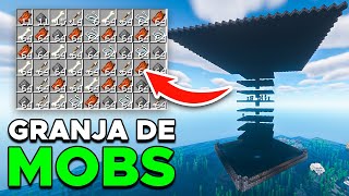 🐄 GRANJA de VACAS FÁCIL  Tutorial Minecraft Java 120 [upl. by Truman]